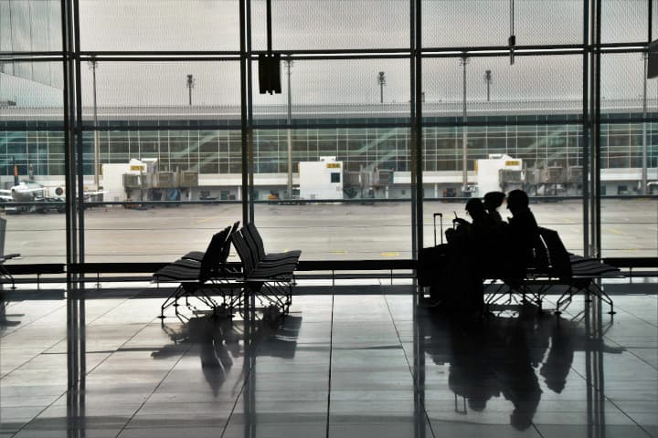 Taxi à l'aéroport