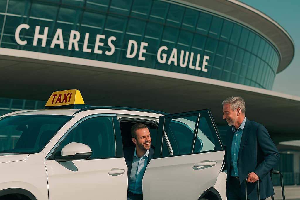 Chauffeur privé ouvrant la porte à un client