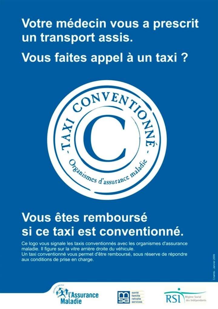 Taxi conventionné agrée CPAM